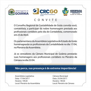 001-B-POST CONVITE HOMENAGEM AOS CONTABILISTAS CRC-PARLAMENTARES